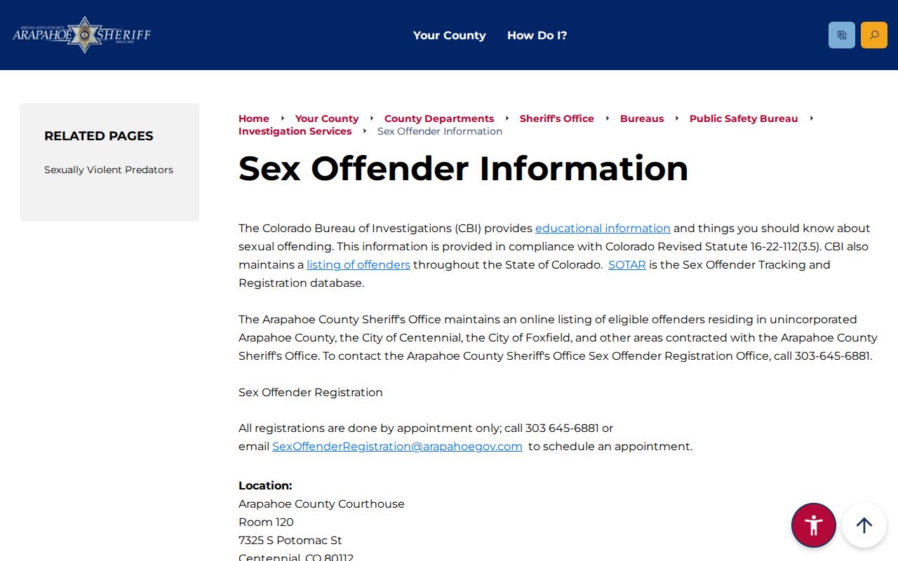 Arapahoe County released inmate mugshots registry photo source